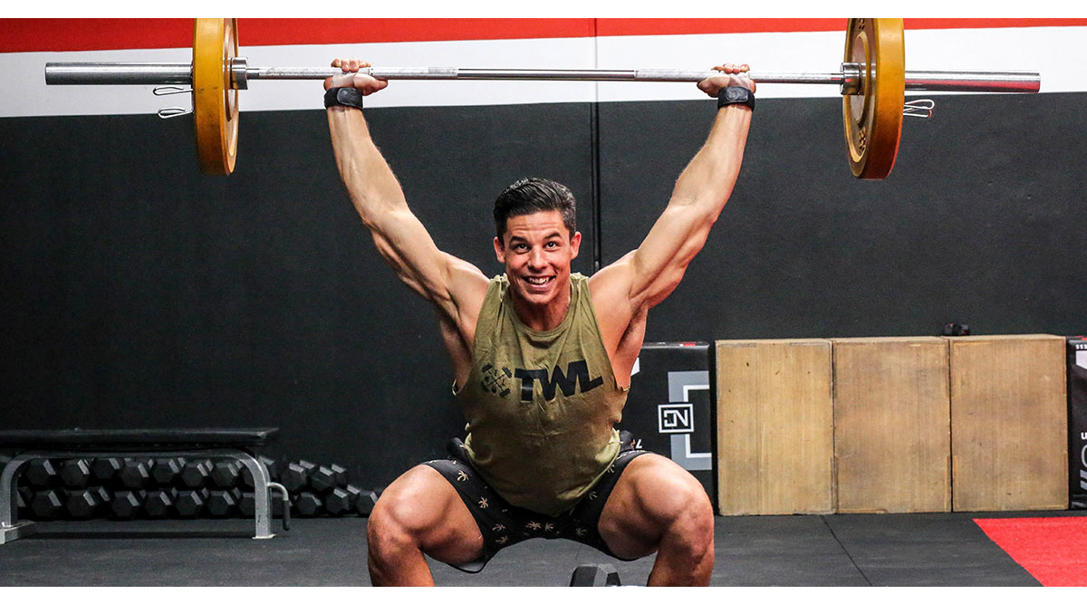 athlete lifting