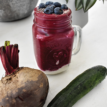 fruit and vegetable smoothie