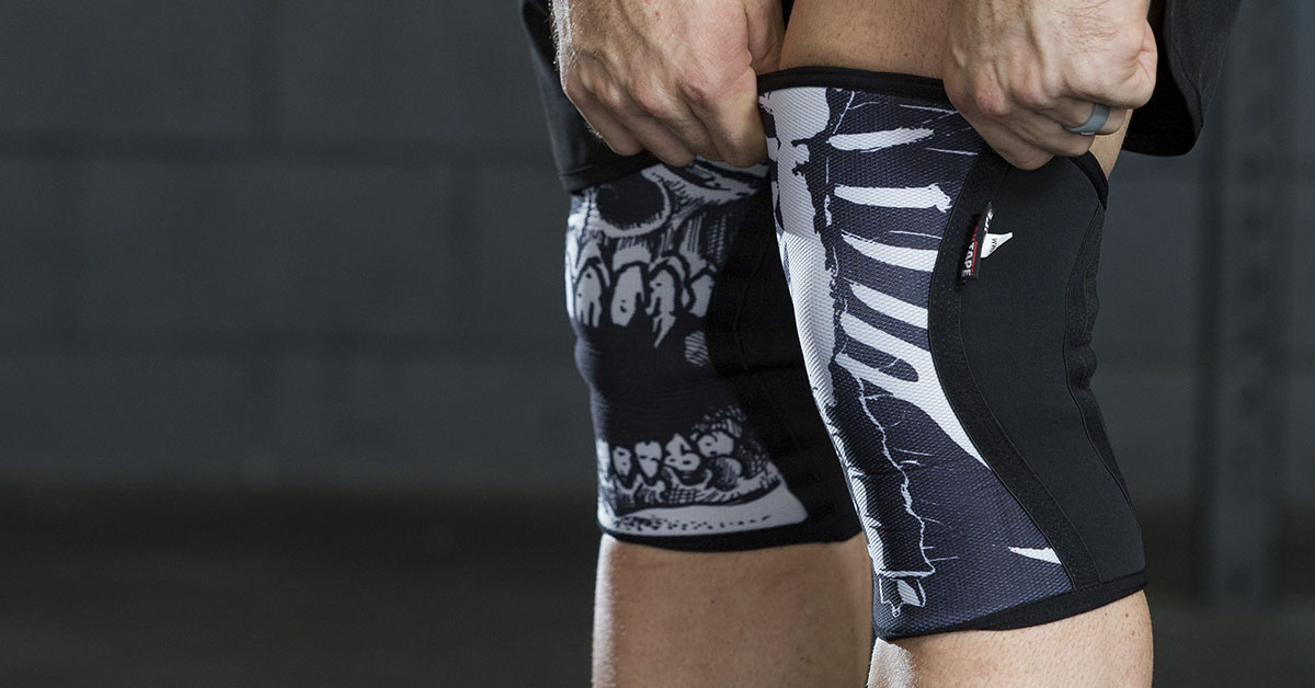 skull rocktape assassins knee sleeves