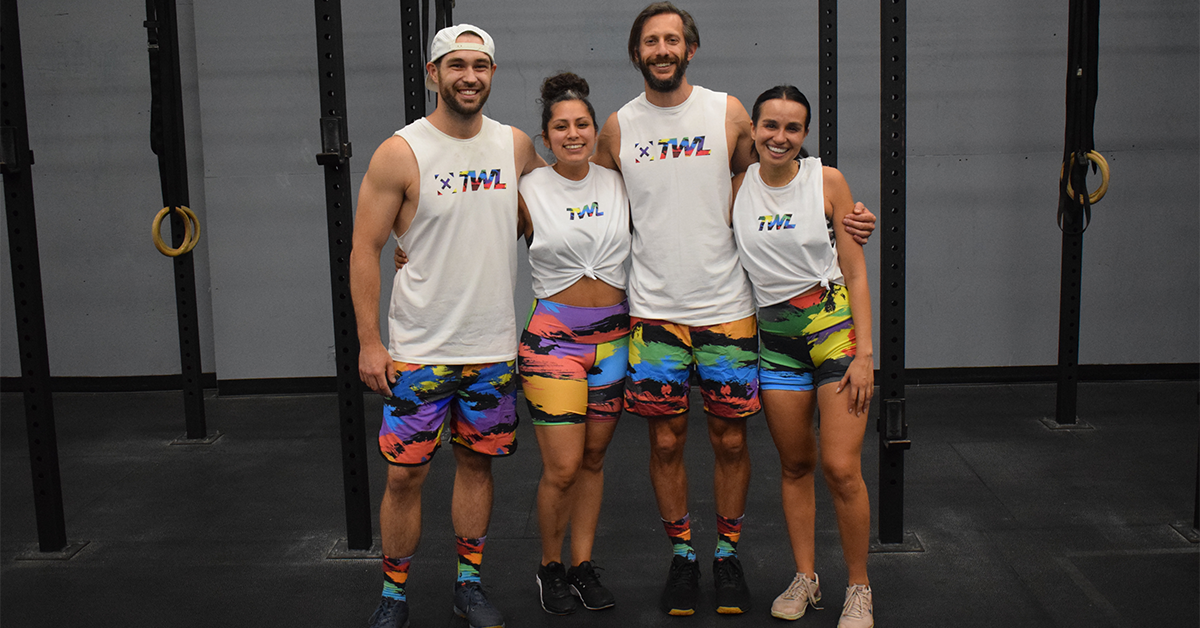 depot fitness athletes in TWL PRIDE limited edition apparel