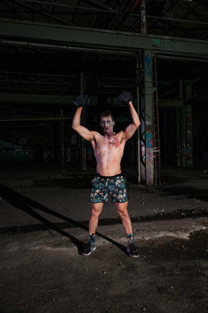 men's flex shorts WOD ZOMBIE