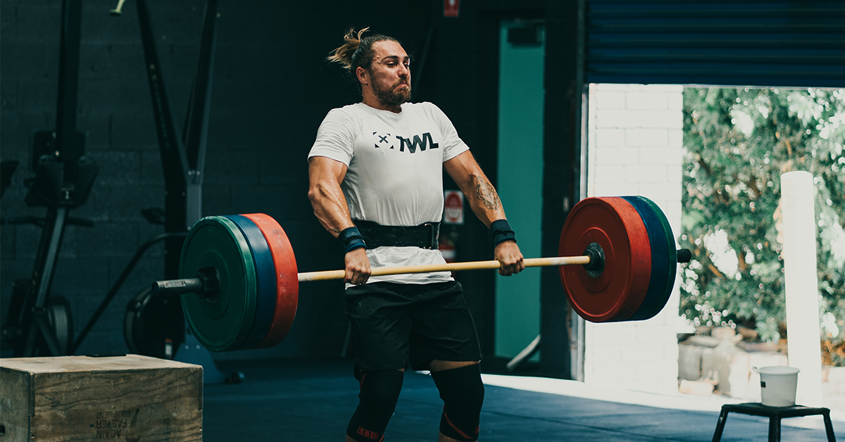 khan porter doing hang clean