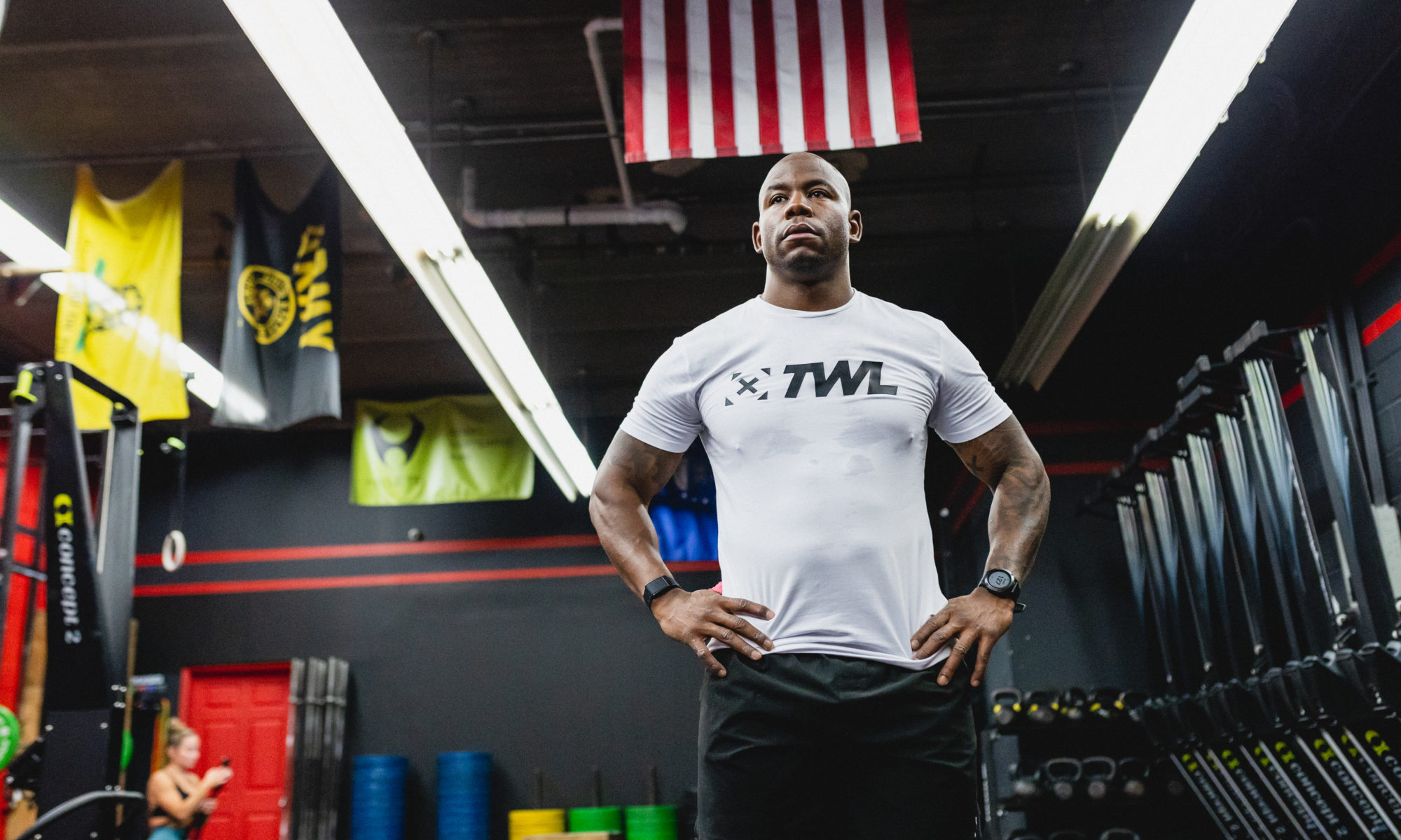 Jason Lacayo inside gym