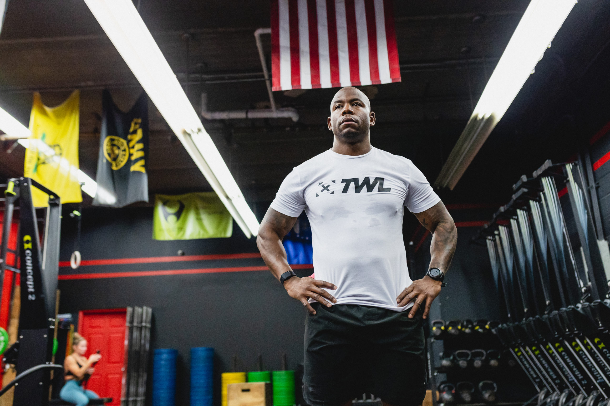 Jason Lacayo inside gym